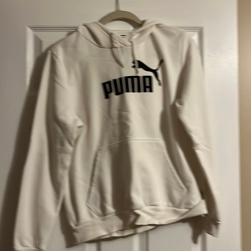 Puma White Hoodie
